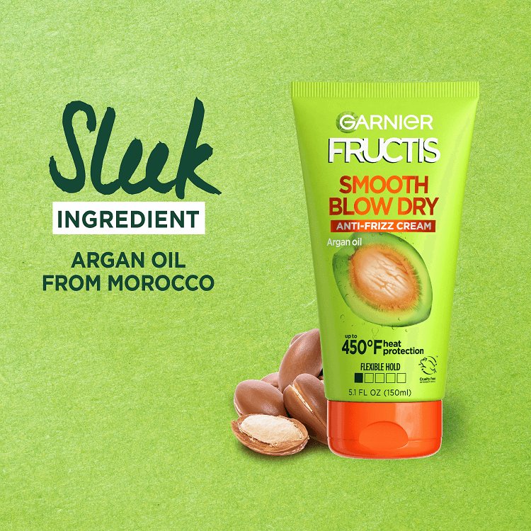 Garnier Smooth Blow Dry Anti-Frizz Hair Cream Ingredient